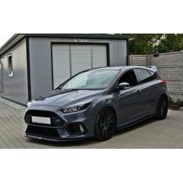 Накладка сплиттер на передний бампер на Ford Focus III RS рестайл